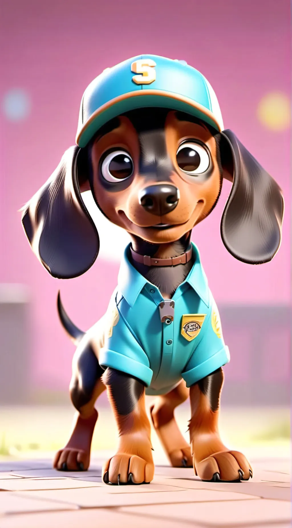 ai character: Snickers  background