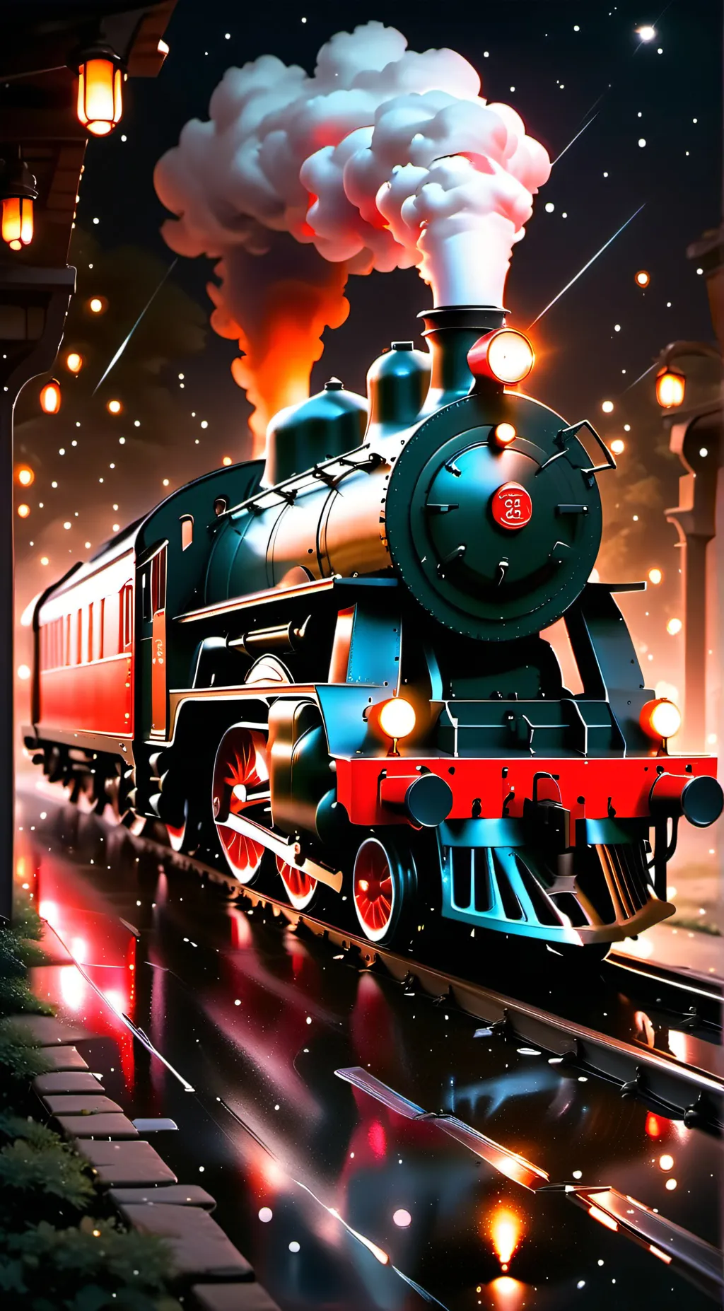 ai character: Drivable Train background