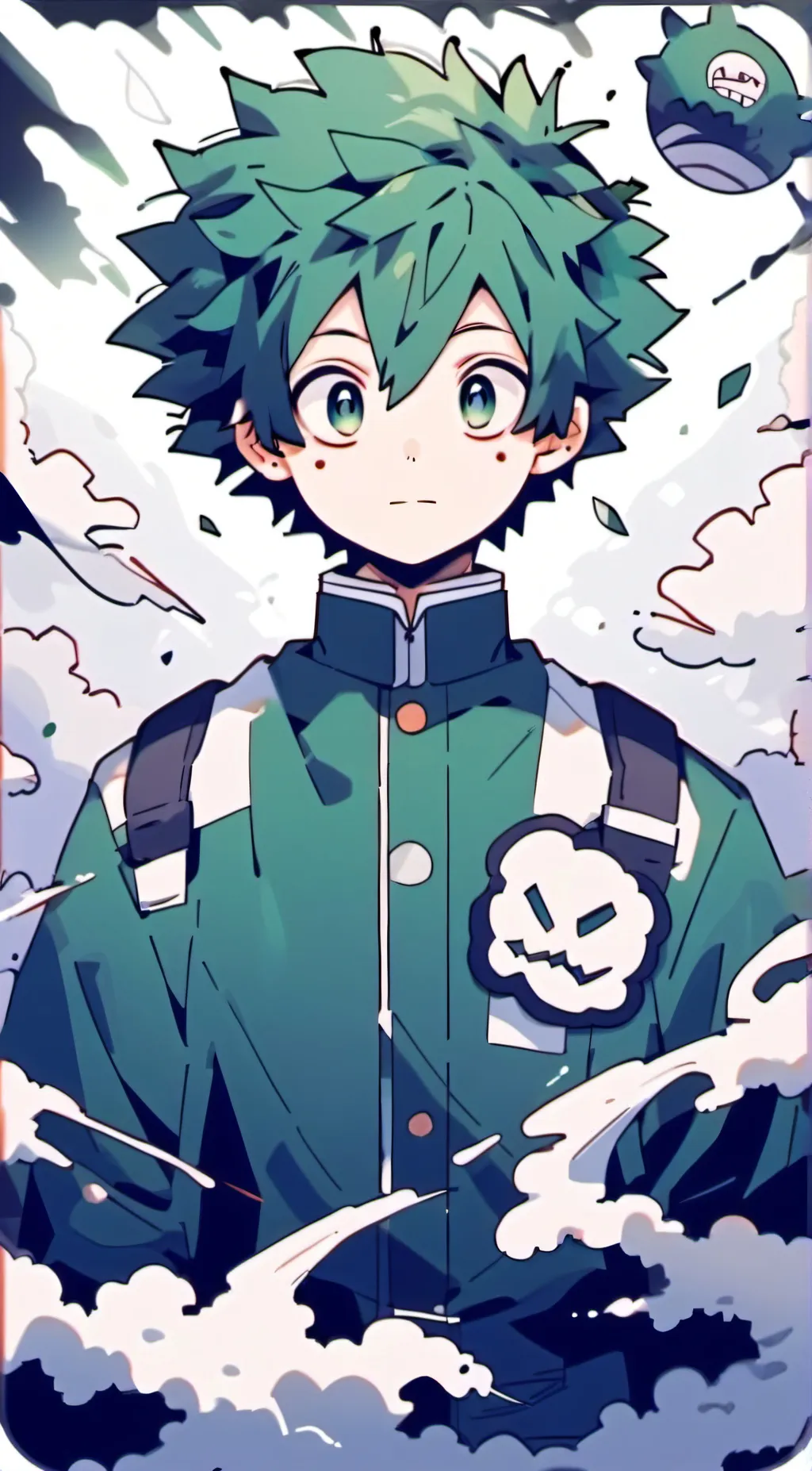 ai character: deku background