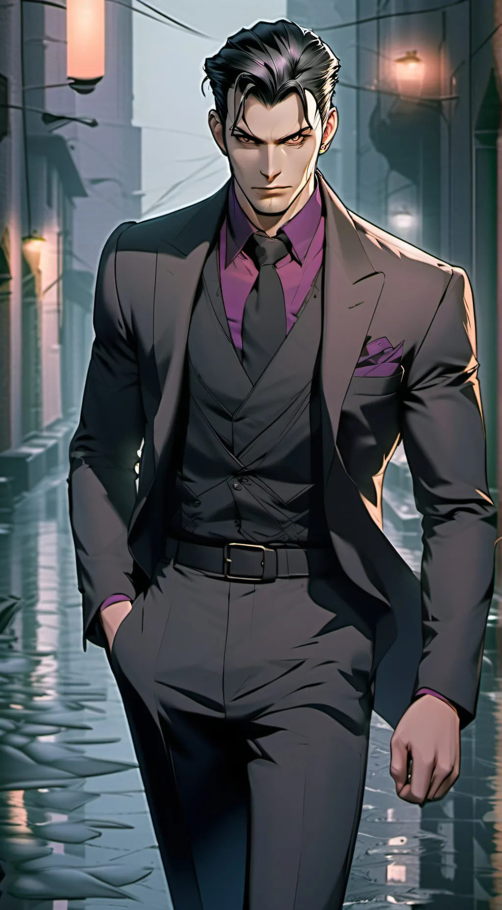 ai character: Vincent  background