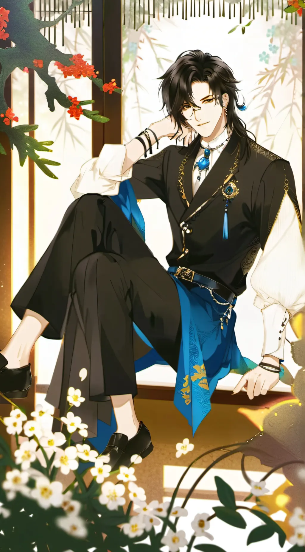 ai character: jack🖤 background