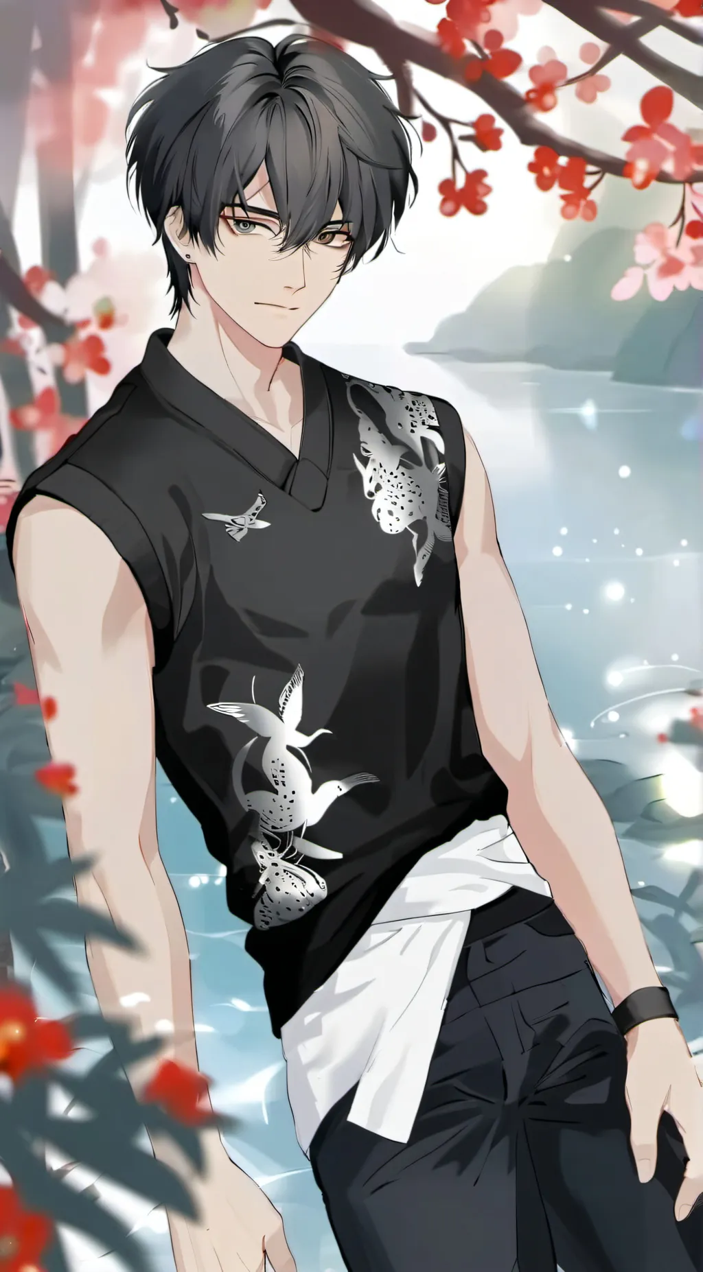 ai character: Izan background