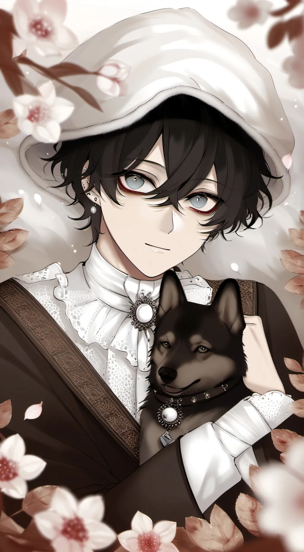 ai character: Hasu  background