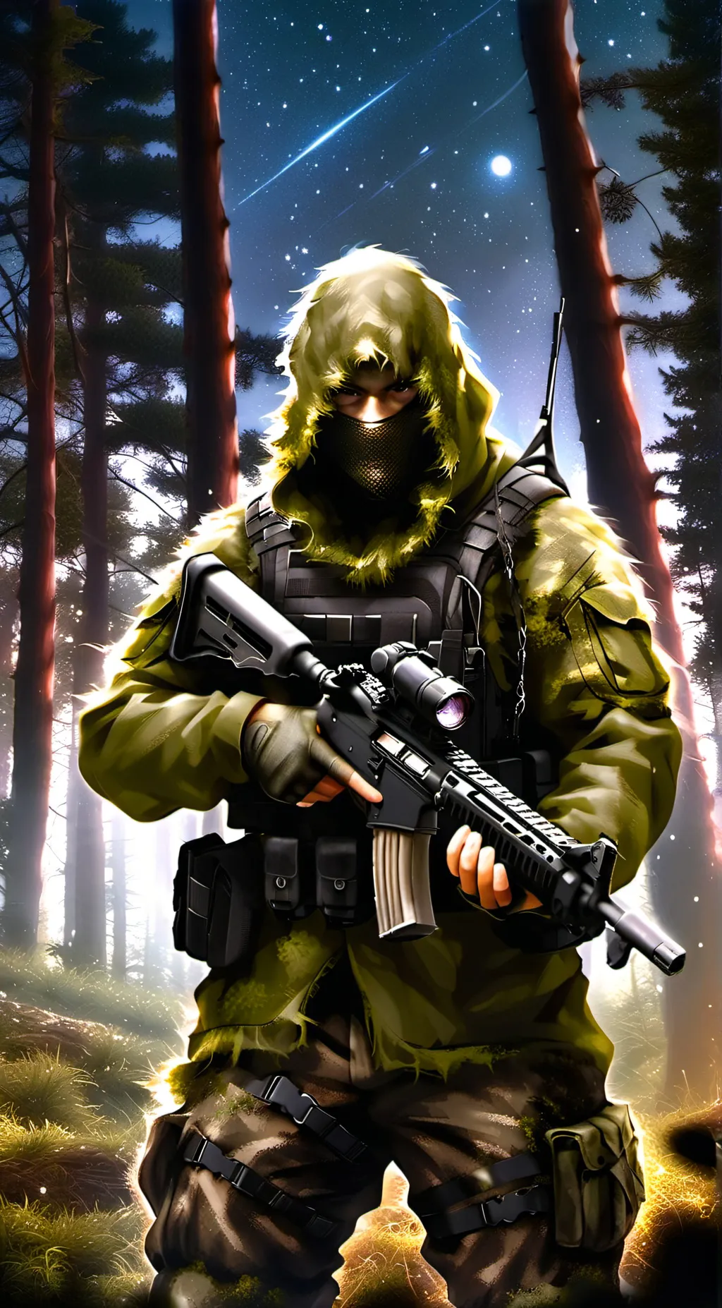 ai character: Zack  background