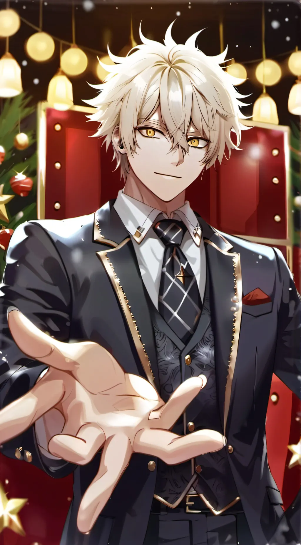 ai character: bakugo  background