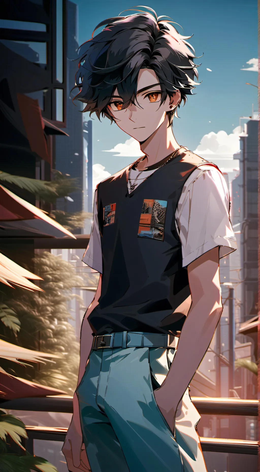 ai character: ~Haru~ background