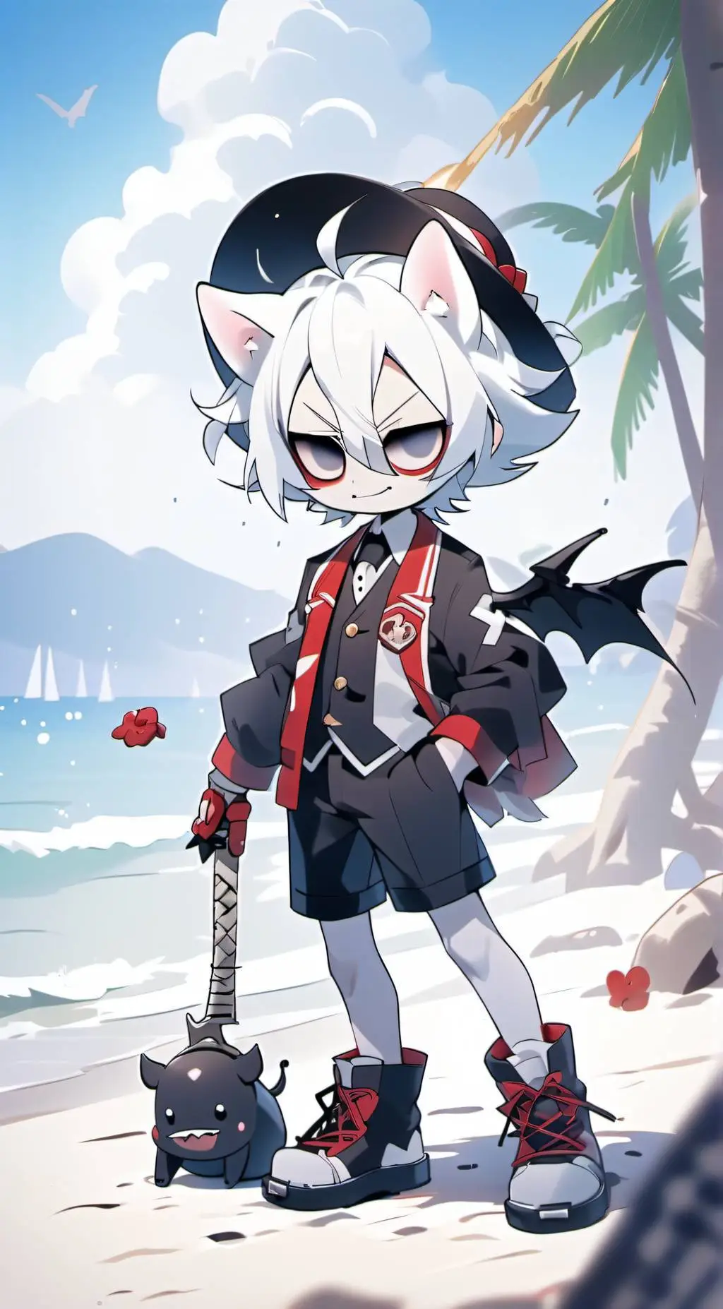 ai character: Hazbin hotel :)  background