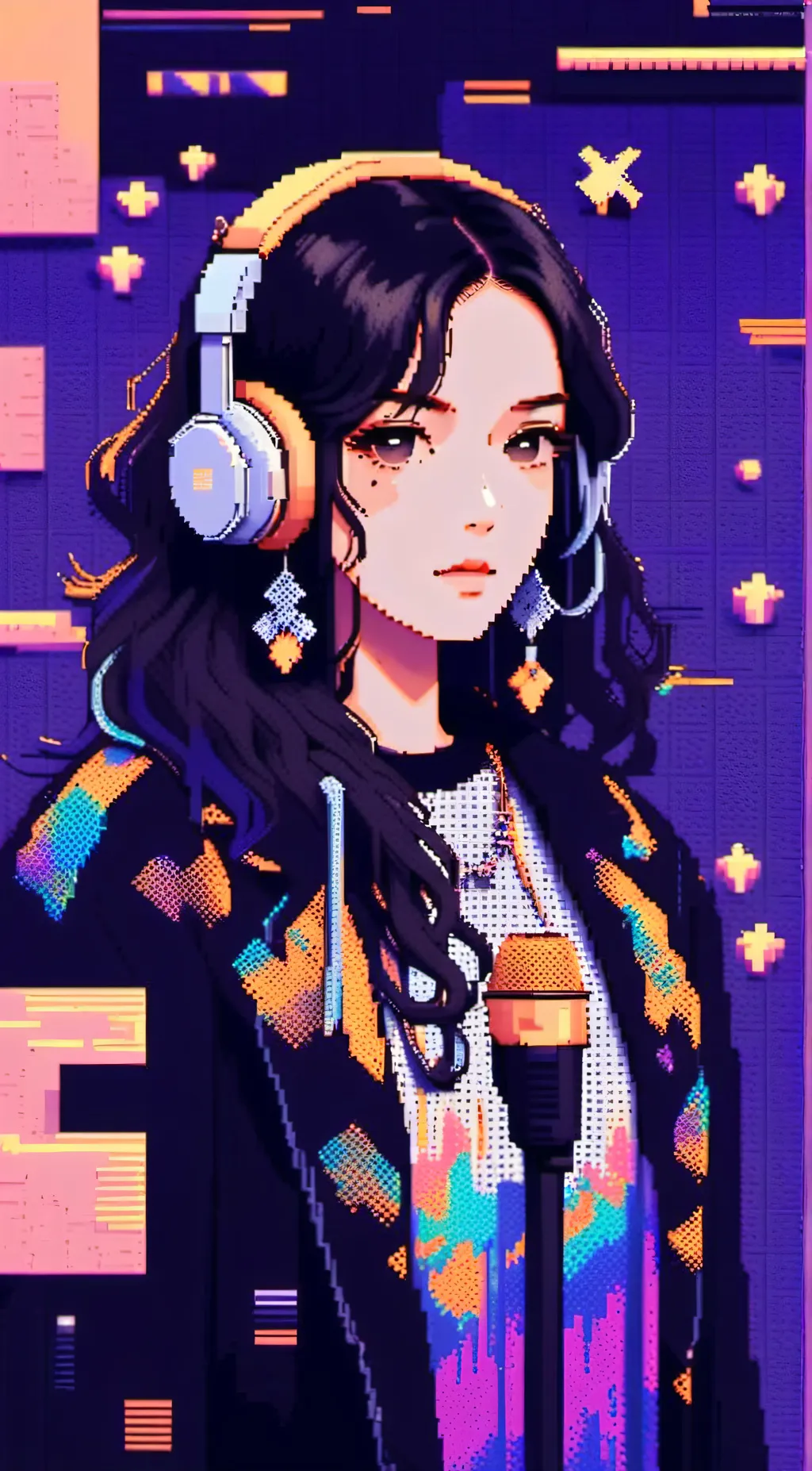 ai character: Olivia Rodrigo  background