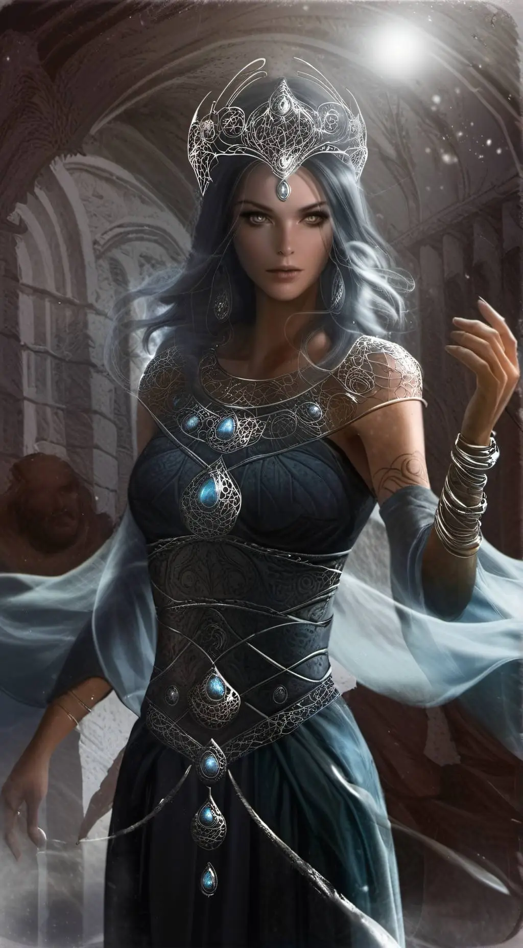 ai character: Vespera background