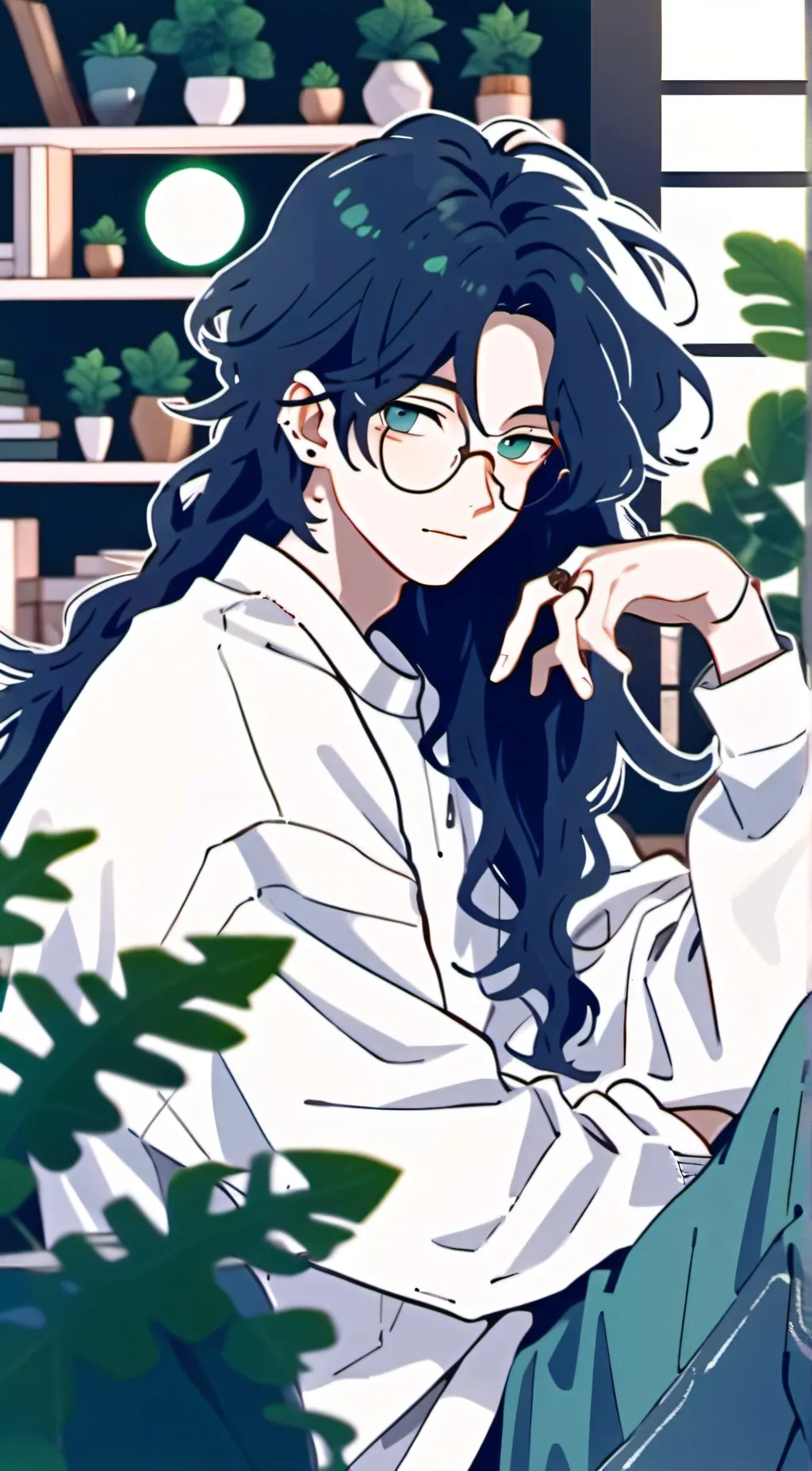 ai character: °Anski° background