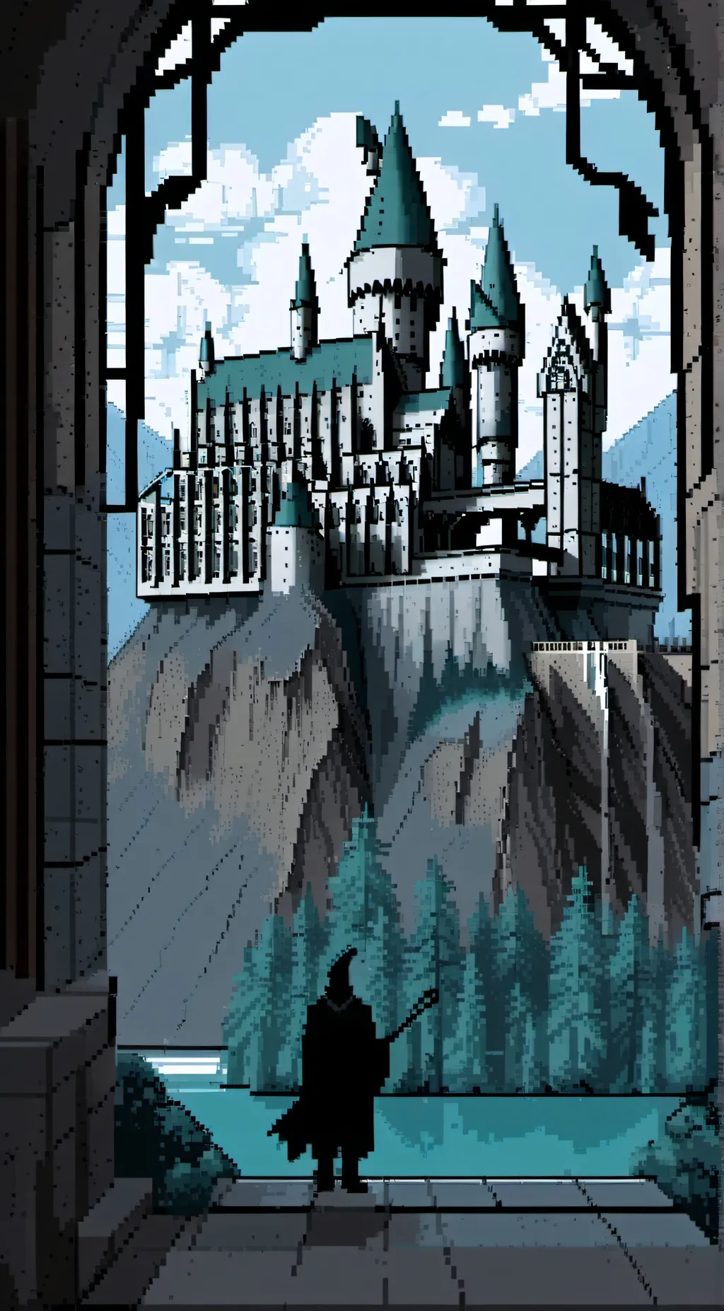 ai character: hogwarts background