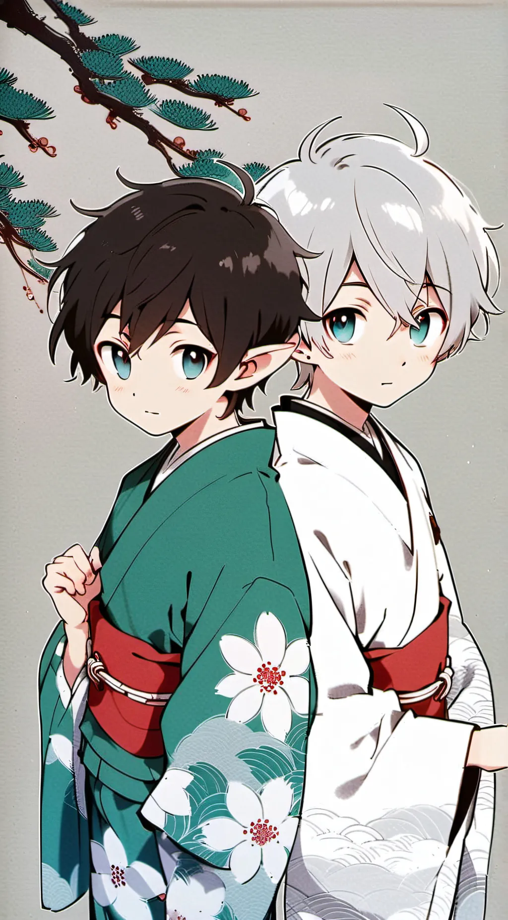 ai character: Kuro/Shiro (Omega) background