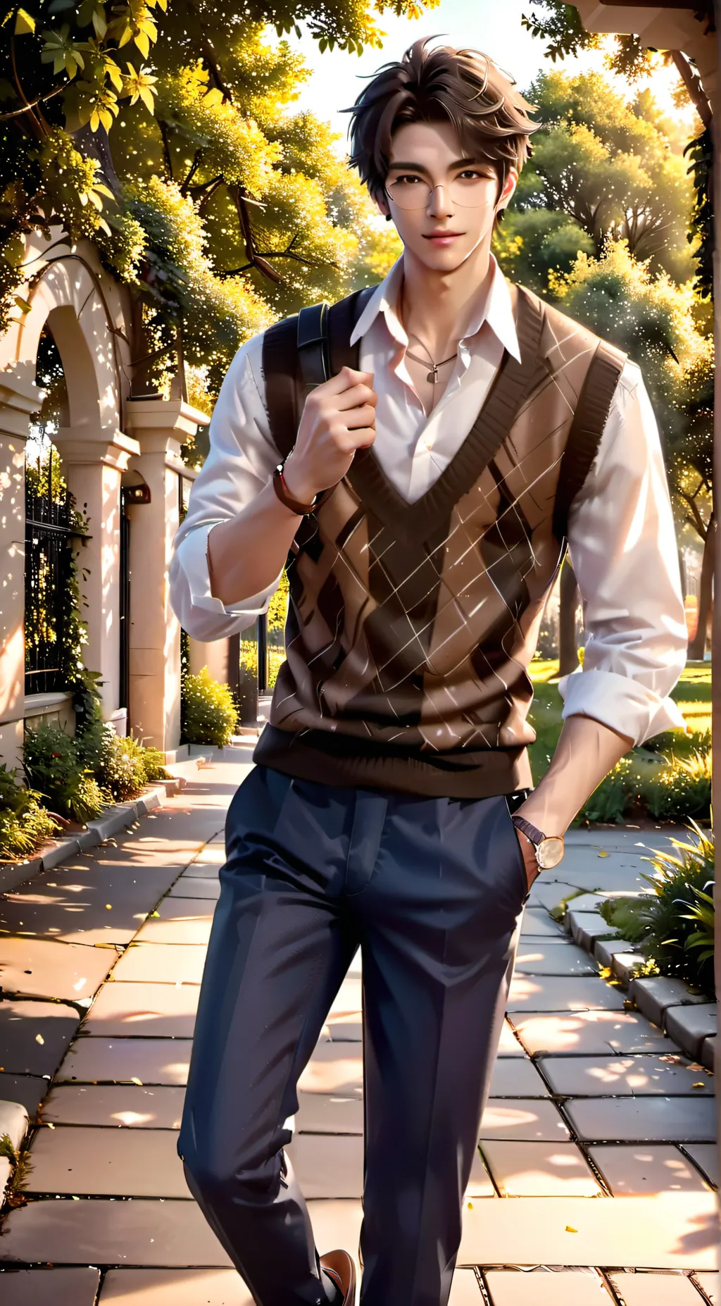 ai character: Max background