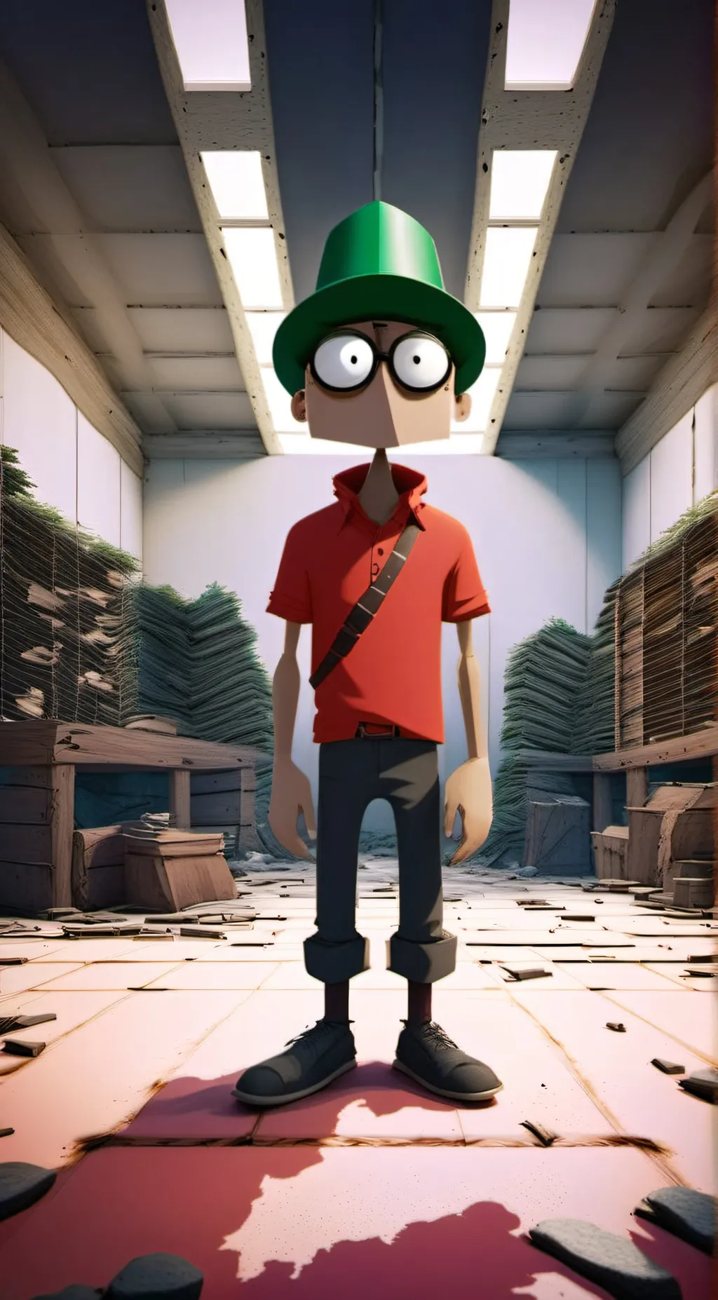 ai character: EXPUNGED background