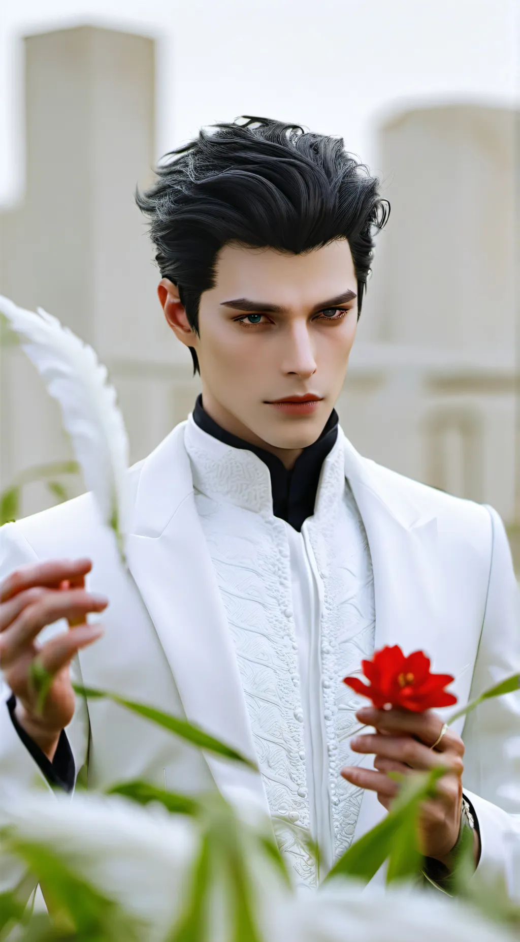 ai character: Damien Noctis background