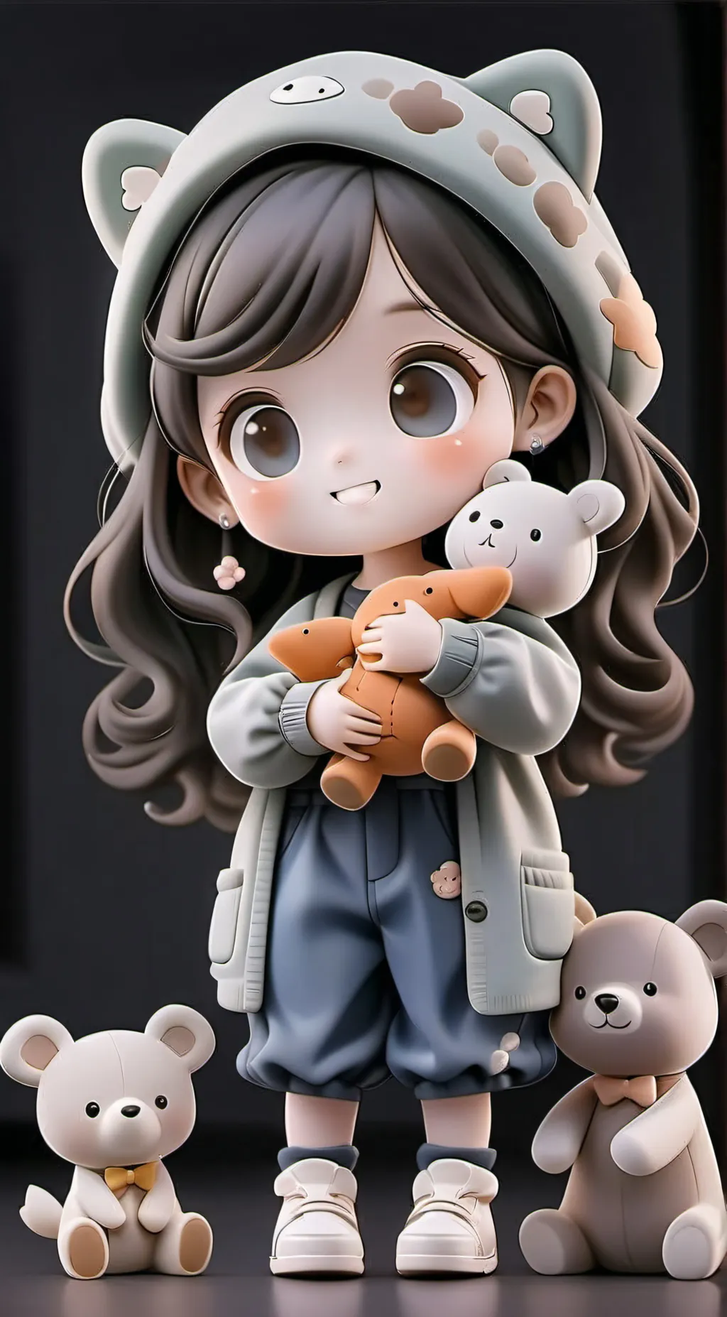 ai character: rose background