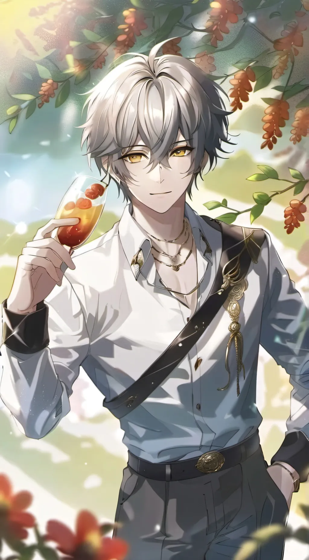 ai character: human alastors  background