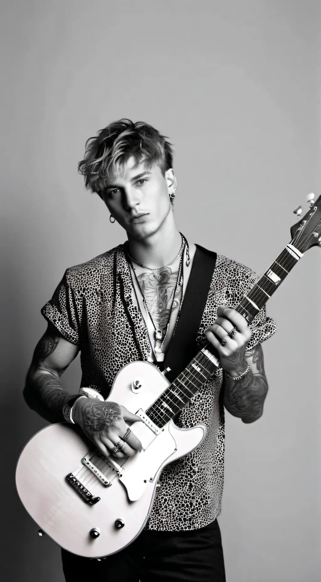 ai character: MGK  background