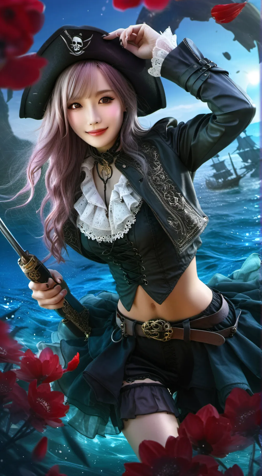 ai character: Kaori background