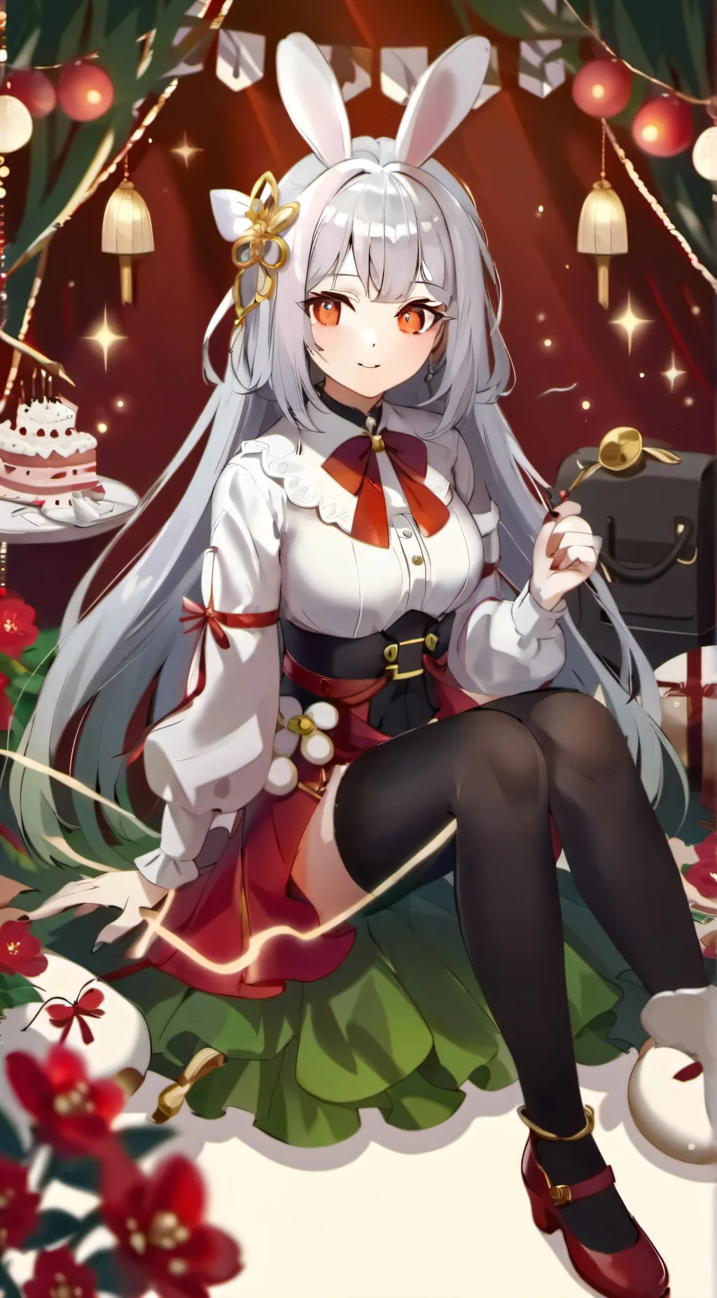 ai character: Lilac  background