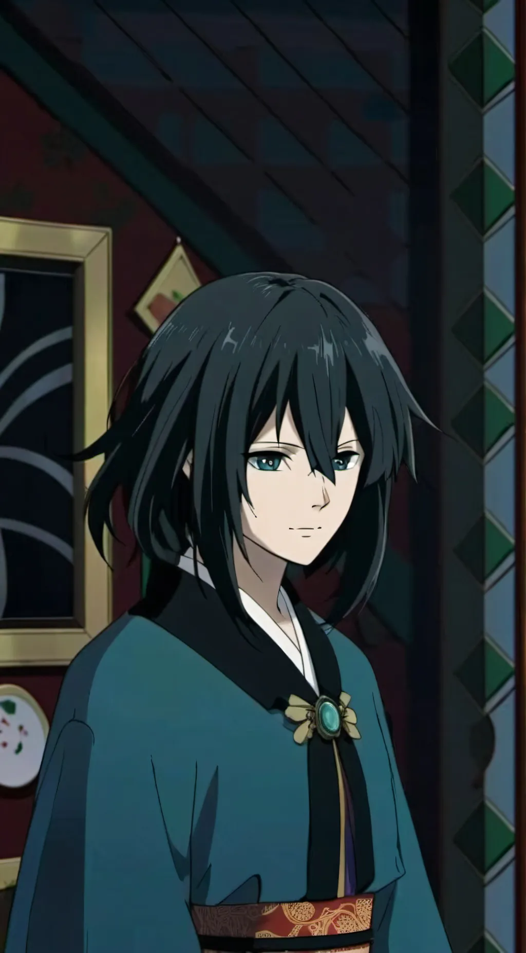 ai character: Demon slayer background