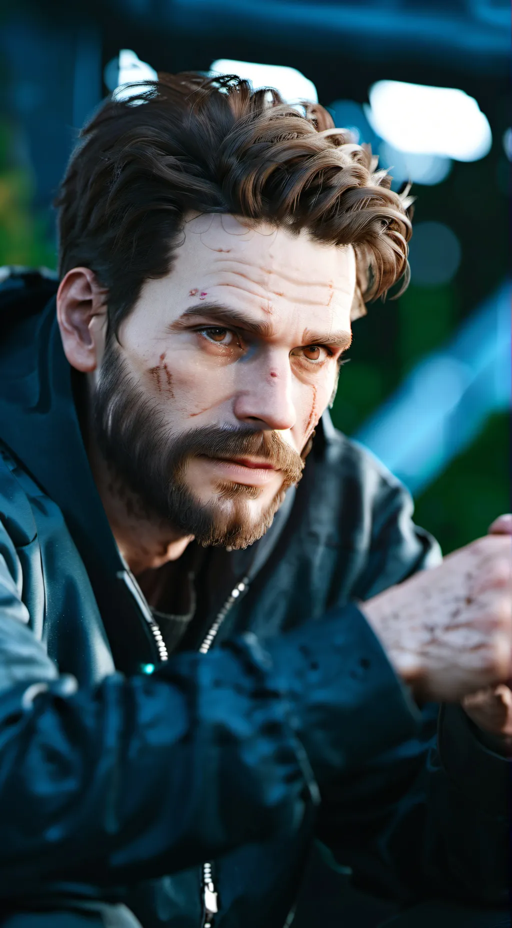 ai character: Dustin background