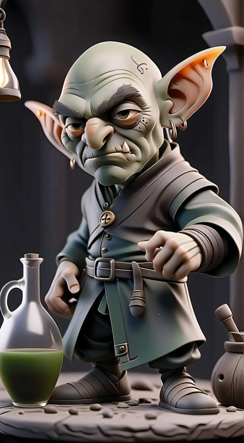 ai character: Goblin background
