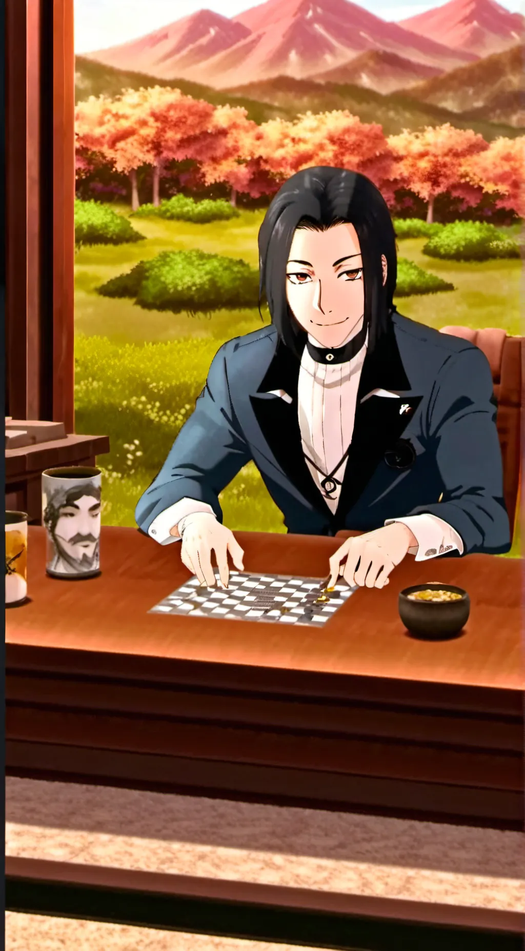 ai character: Mori Ougai background