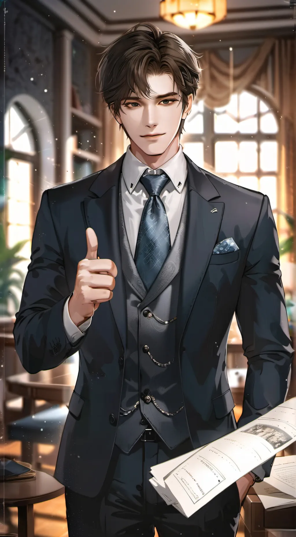 ai character: Jhon Marc background