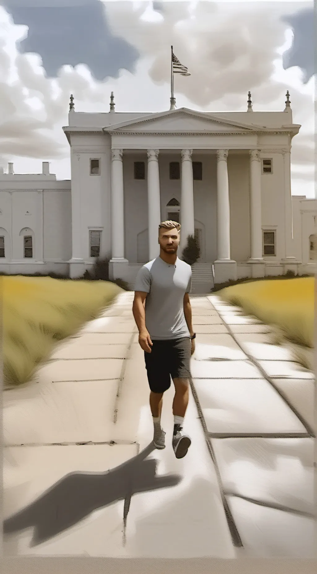 ai character: Lil bro  background