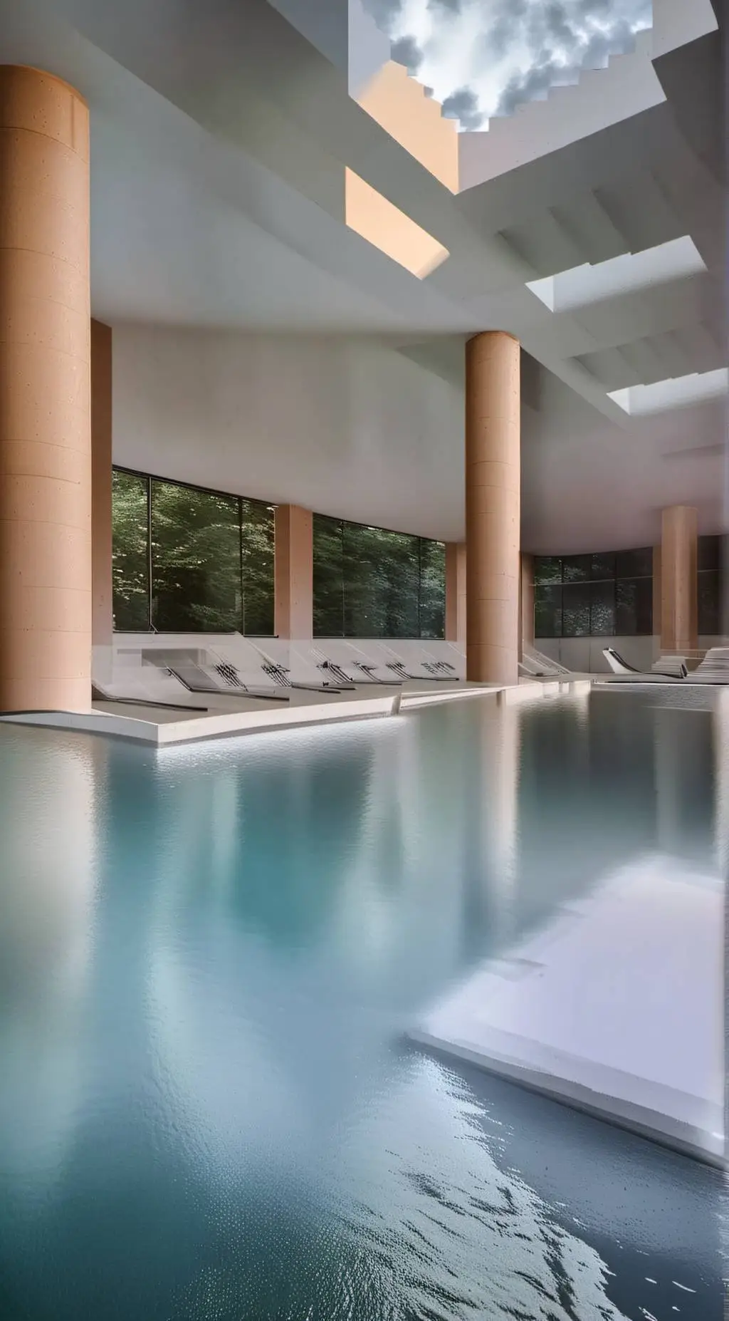 ai character: Hazbin hotel pool background