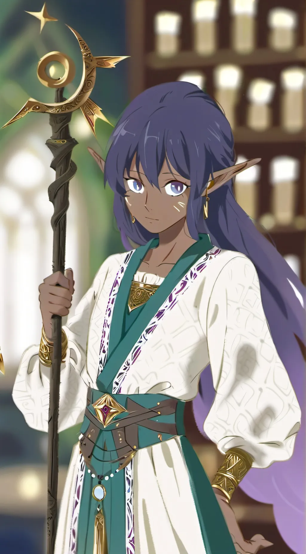 ai character: mage Kaima background