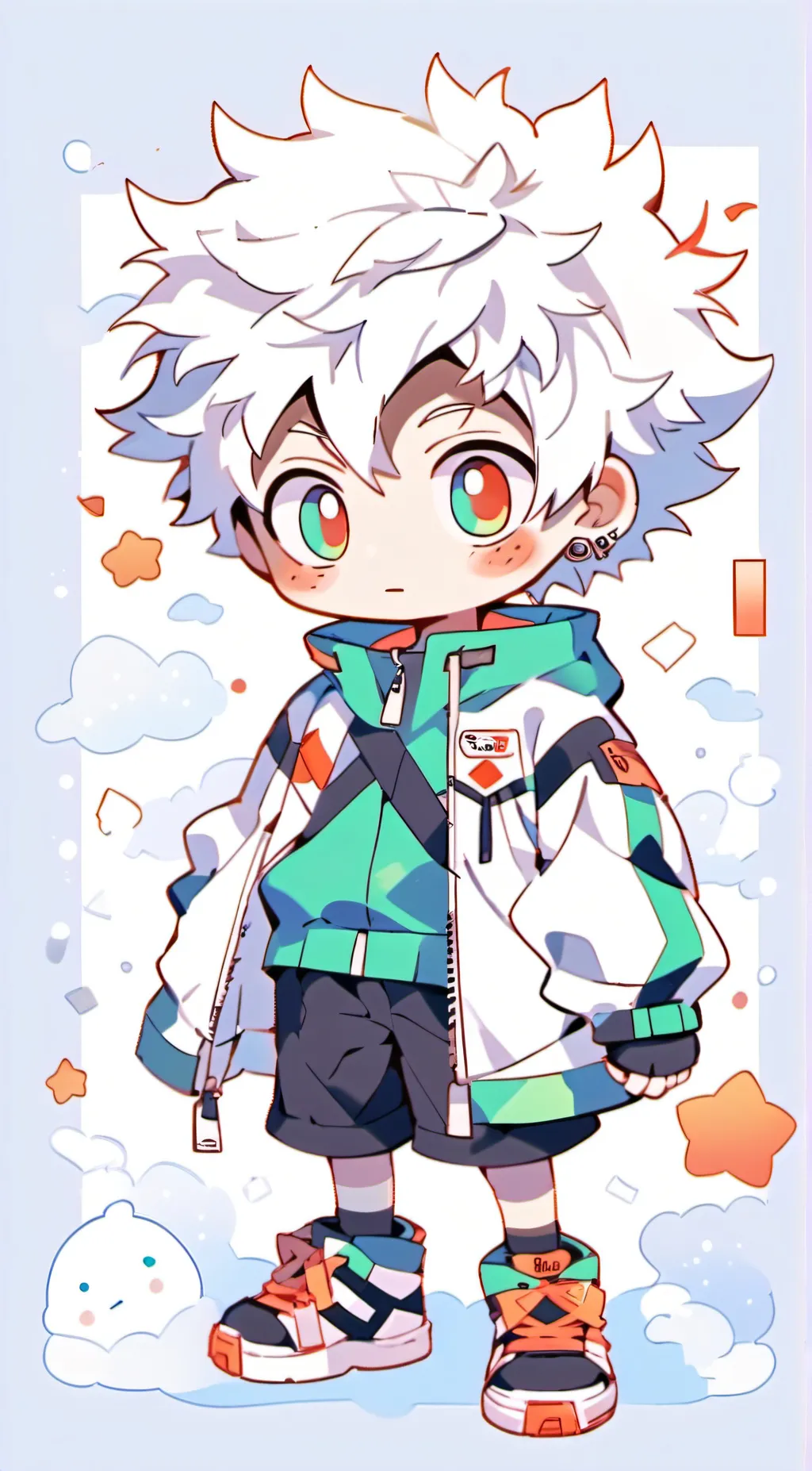 ai character: Katsuki Bakugo background