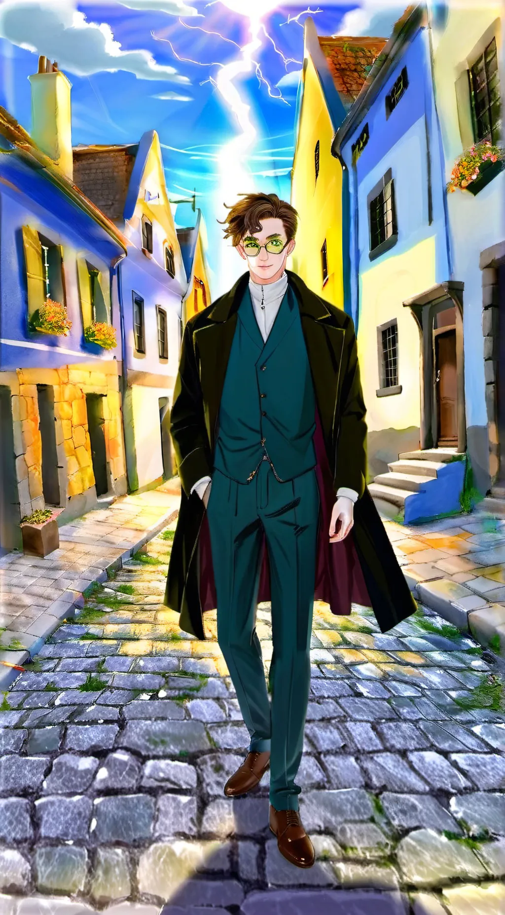 ai character: Harry Potter  background
