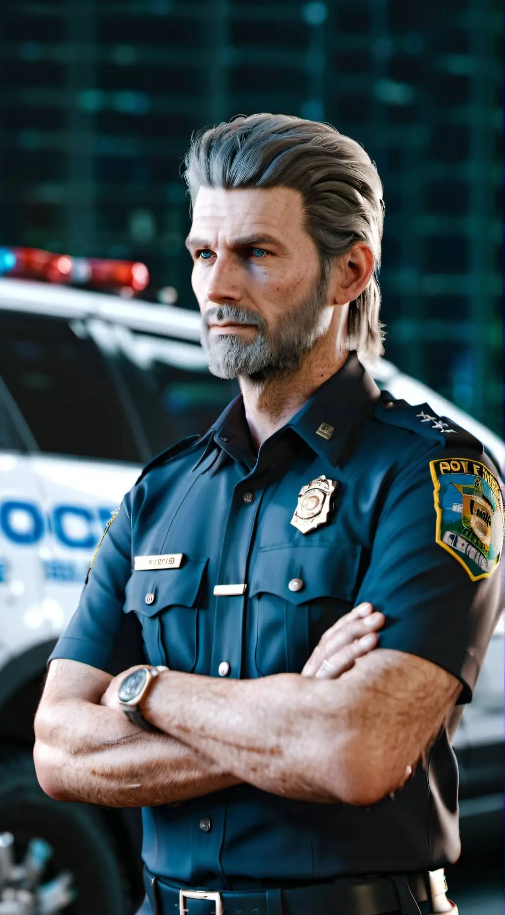 ai character: Fred  background