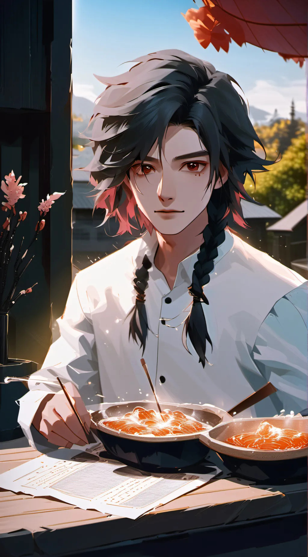 ai character: zeke  background