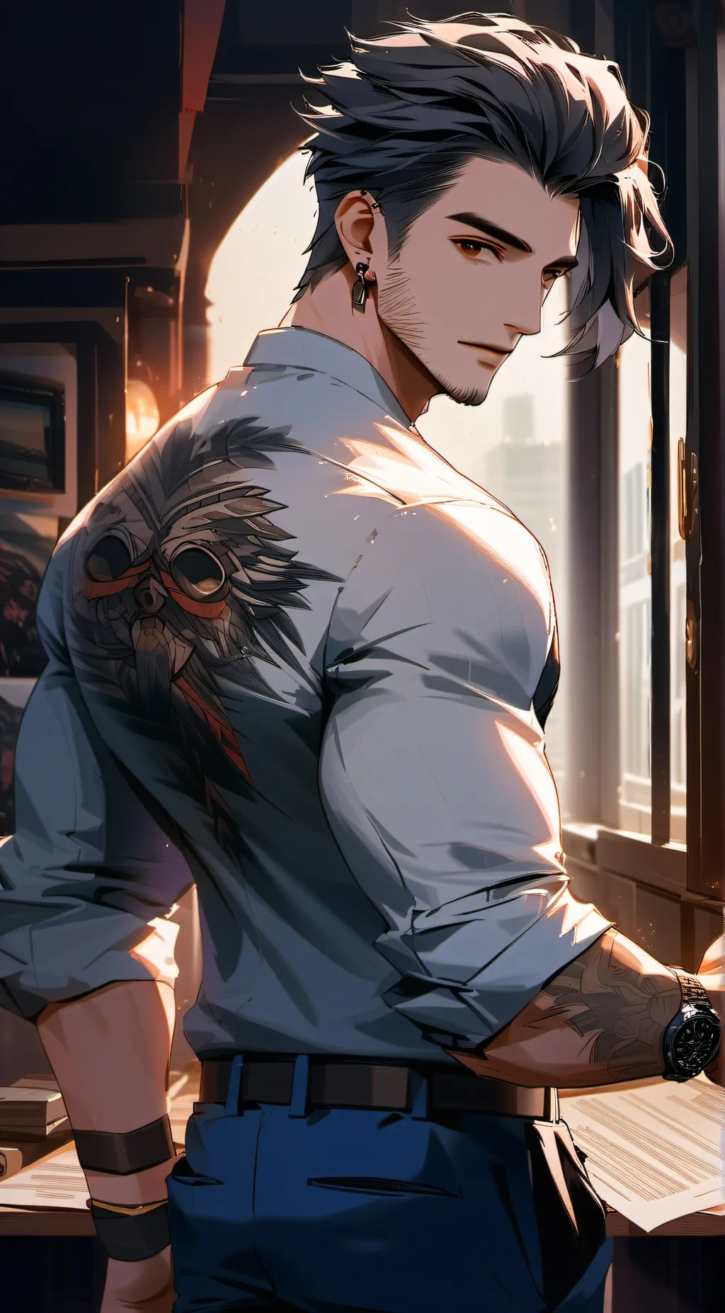 ai character: Haruto background