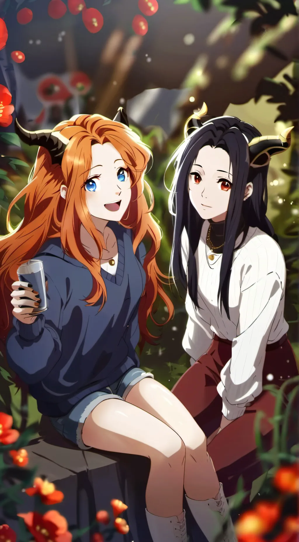 ai character: Sarah and Sylvia background