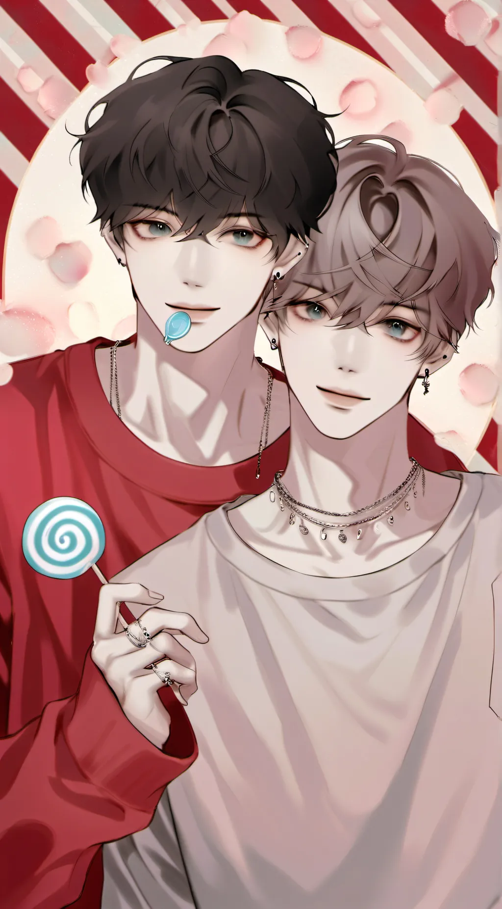 ai character: Lucas and Sammy background