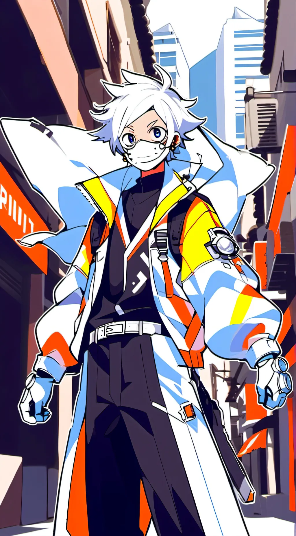 ai character: hero background