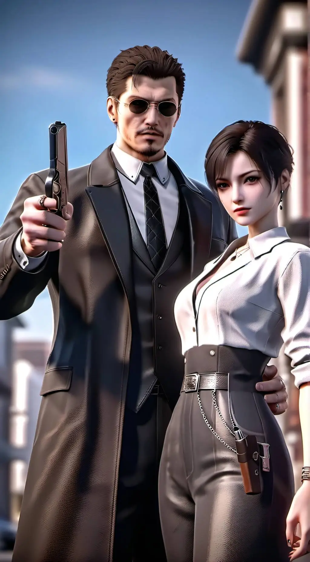 ai character: Mark background