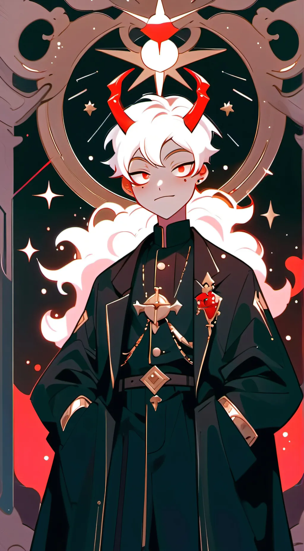 ai character: Lucifer background