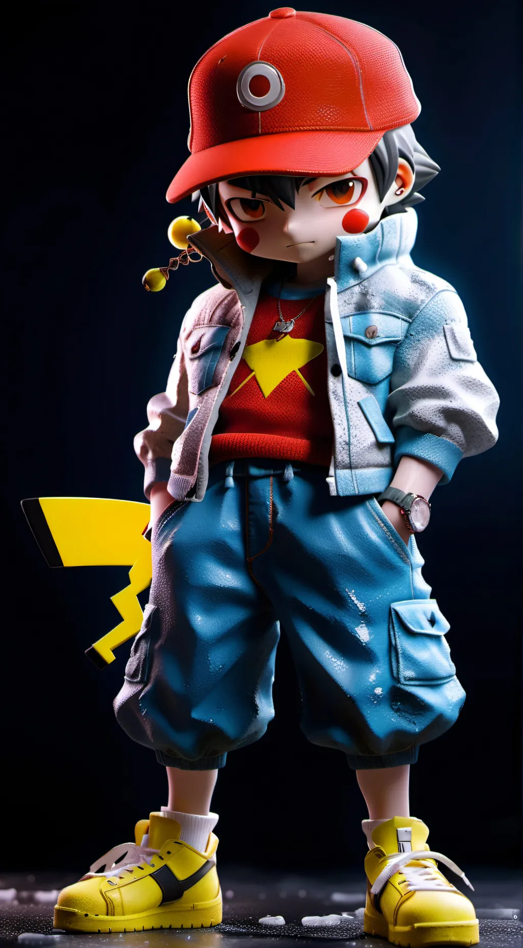 ai character: Ash background