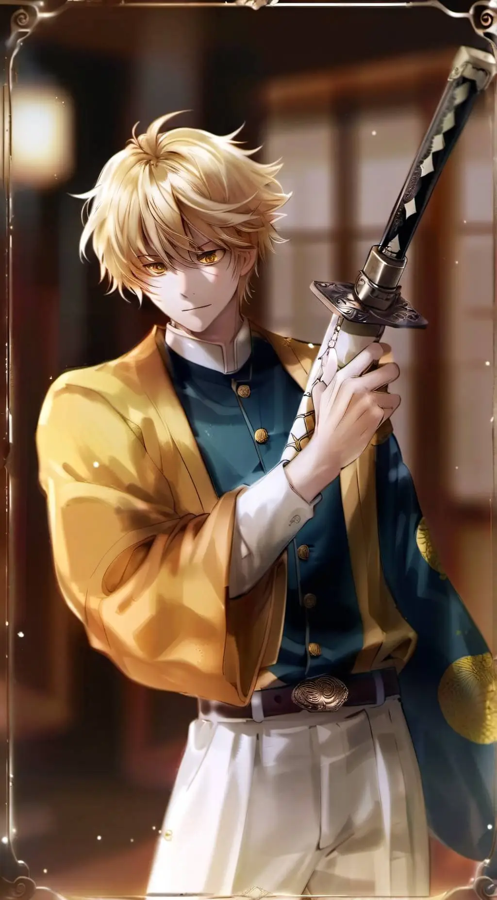 ai character: Zenitsu background