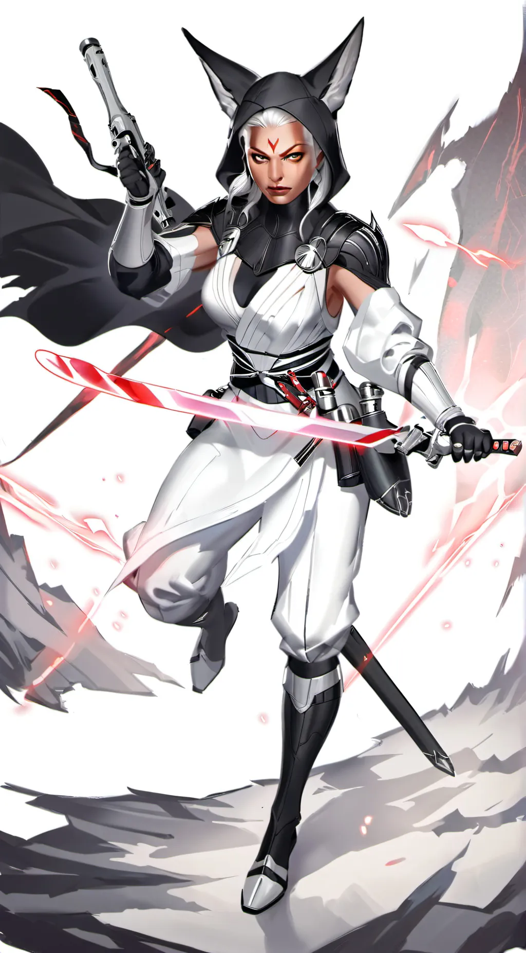 ai character: Foxy  background