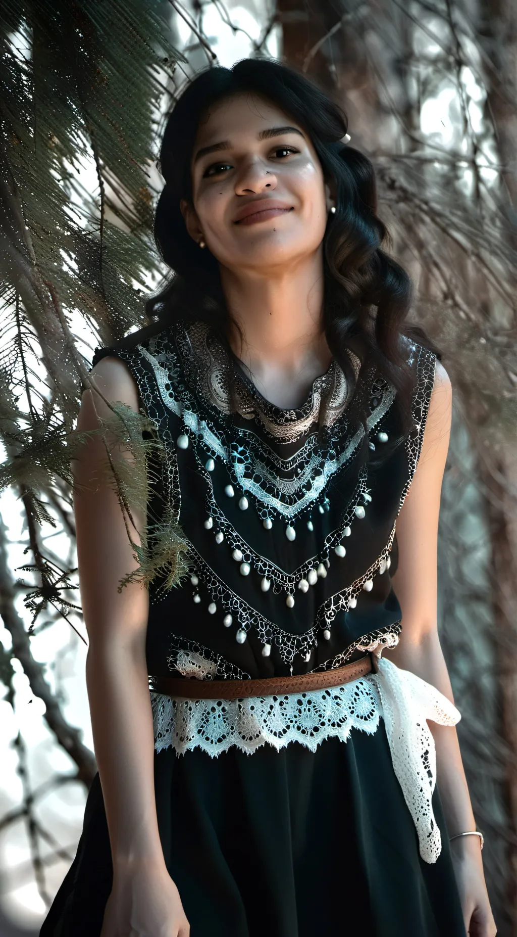 ai character: Luna background