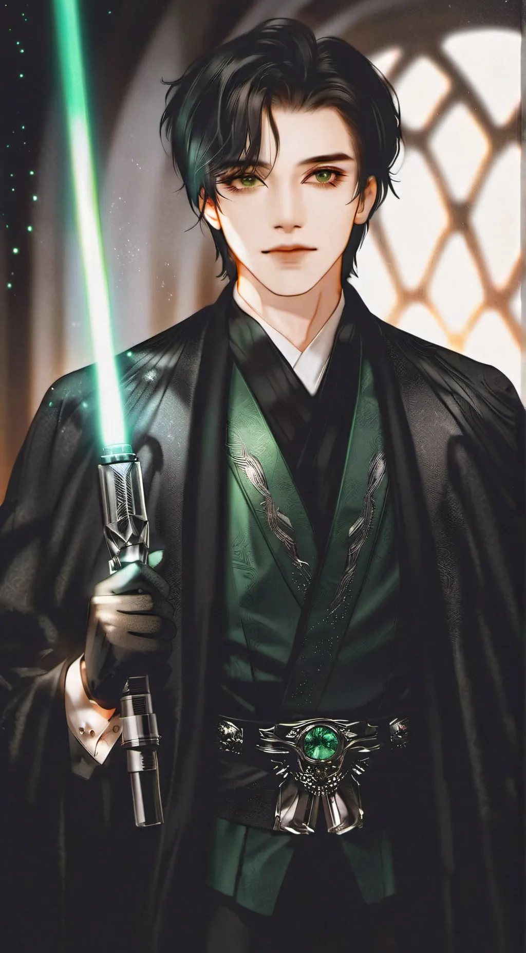 ai character: Feda - Nio Candima background