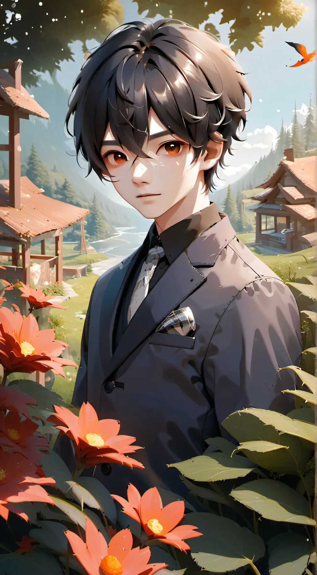 ai character: bad and star sans background