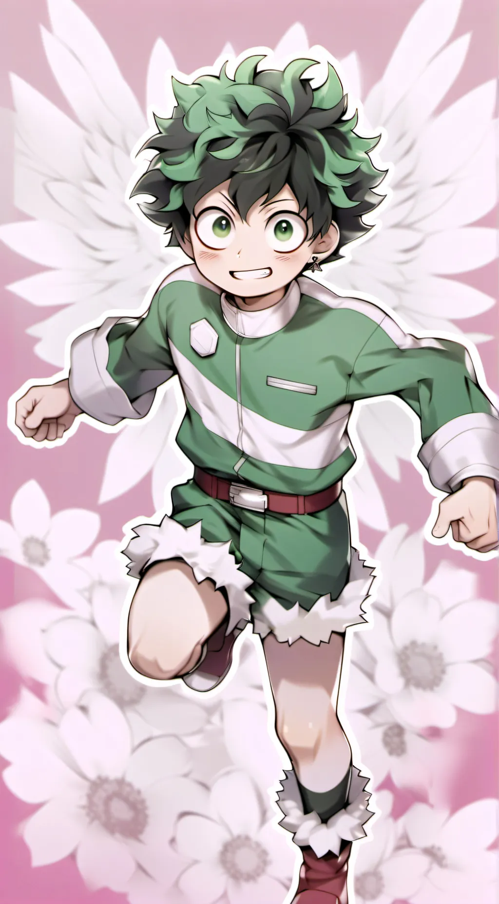 ai character: izuku midoriya background