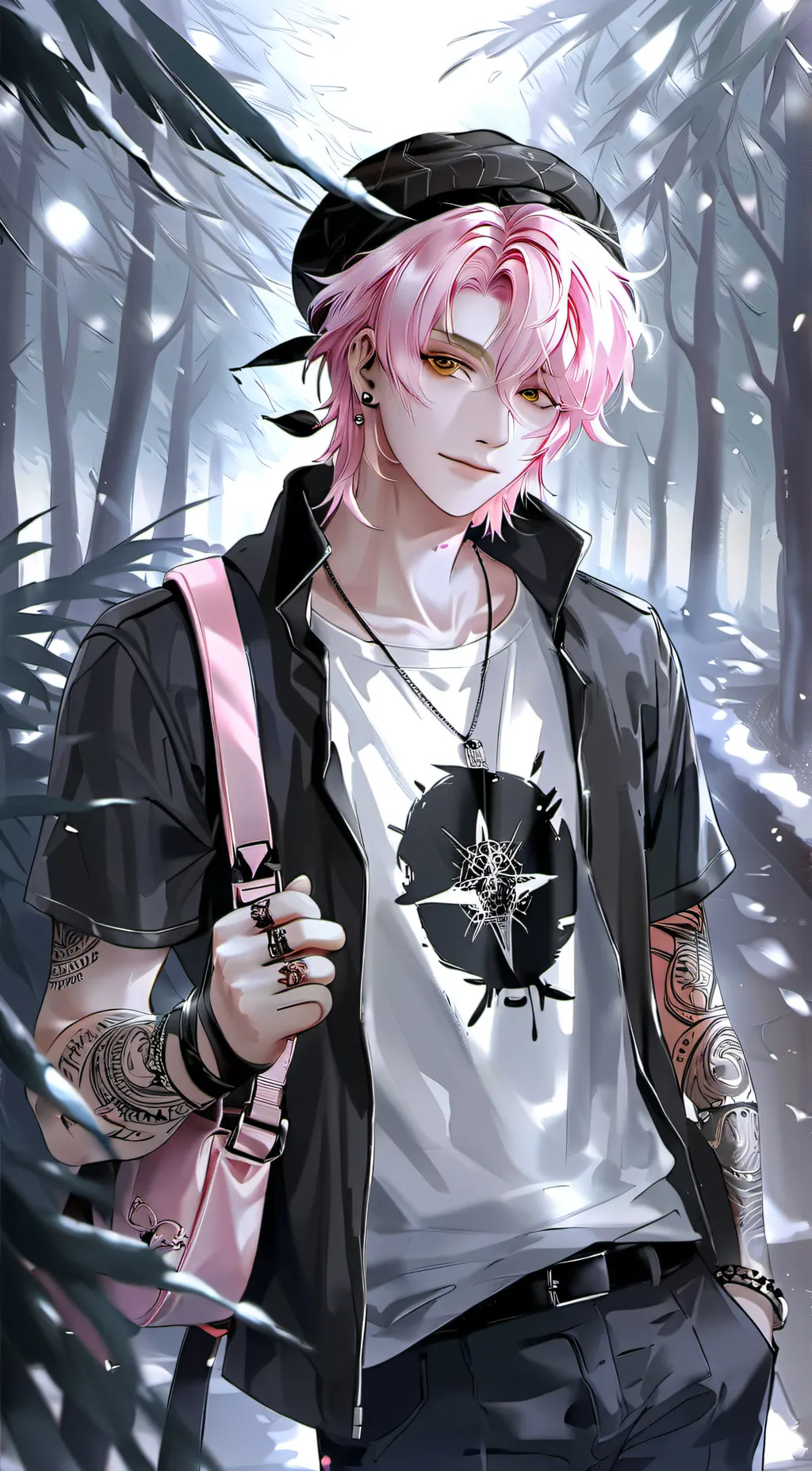 ai character: Ian  background